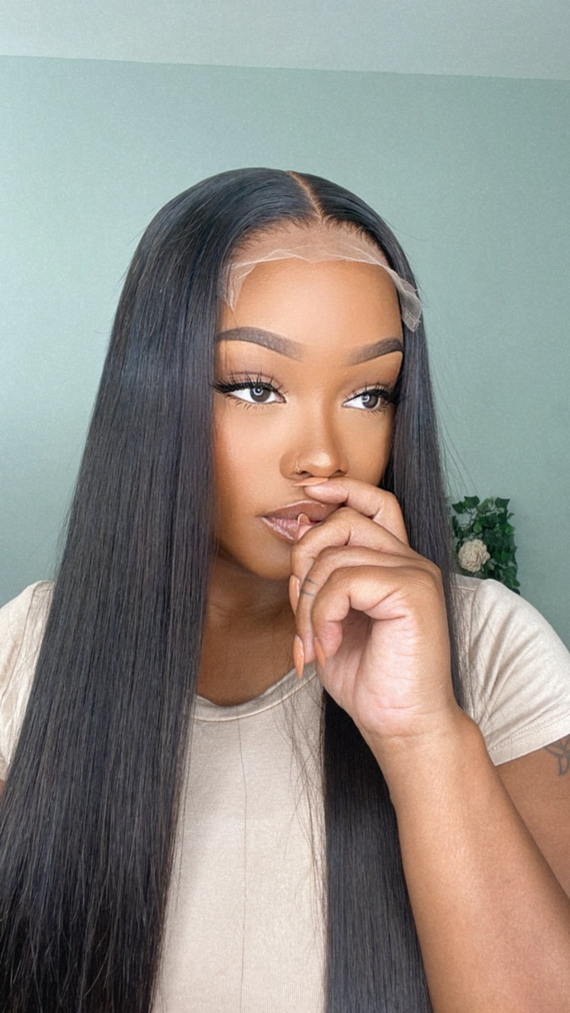 Nicki. 5x5 HD Custom Glueless Wig